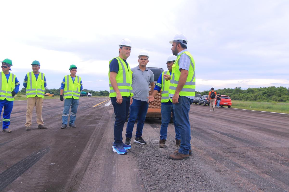 ”Com uma infraestrutura adequada, podemos impulsionar o turismo e fortalecer a economia”, destaca Mateus Assayag sobre obras no Aeroporto de Parintins