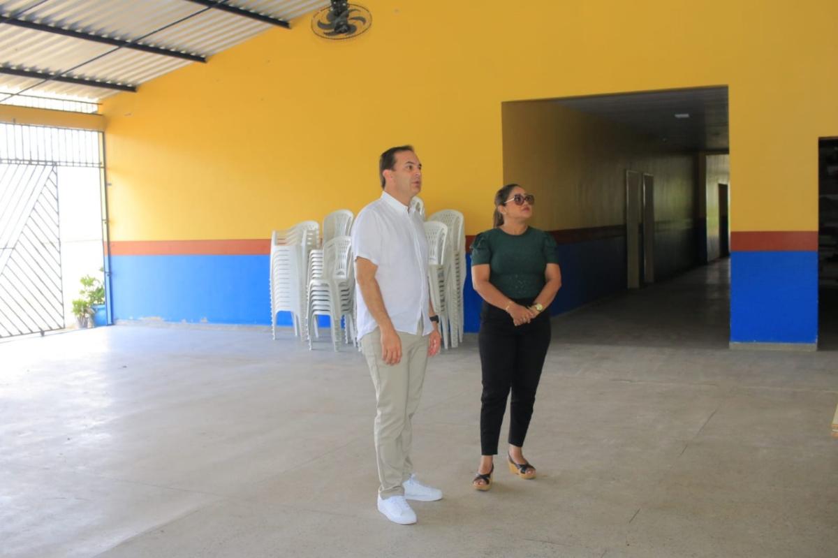 Escola Santa Luzia do Macurany será ampliada, anuncia prefeito Mateus Assayag 