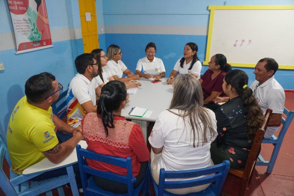 Secretaria de Assistência Social, Trabalho e Habitação realiza visita no escritório social e CRAS Santa Rita