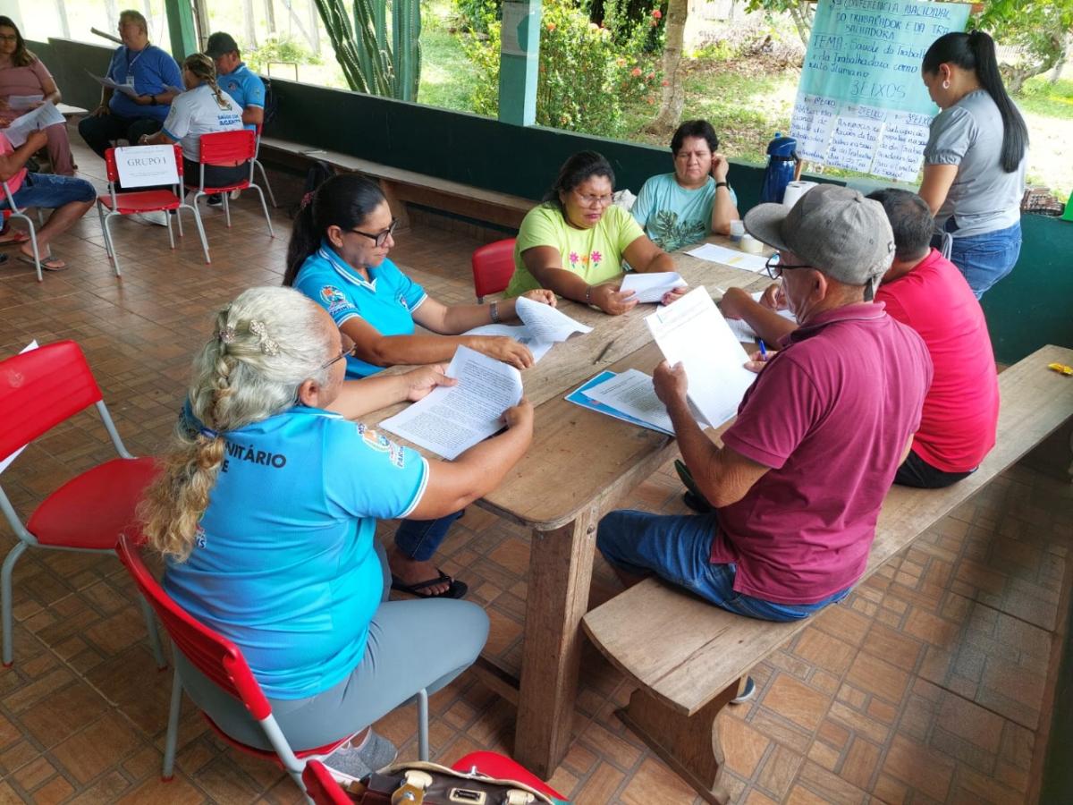 Comunidades do interior de Parintins recebem Pré-conferências de Saúde do Trabalhador e da Trabalhadora