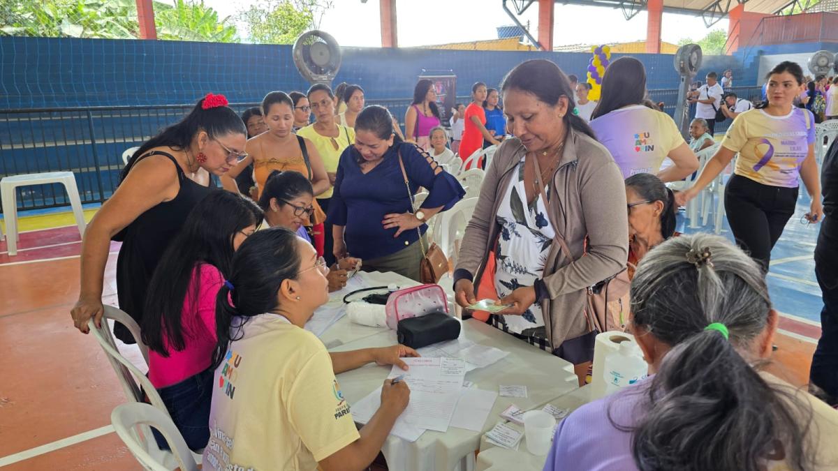 Parintins realiza Dia D da campanha Março Lilás e Março Amarelo para prevenção e conscientização da saúde da mulher