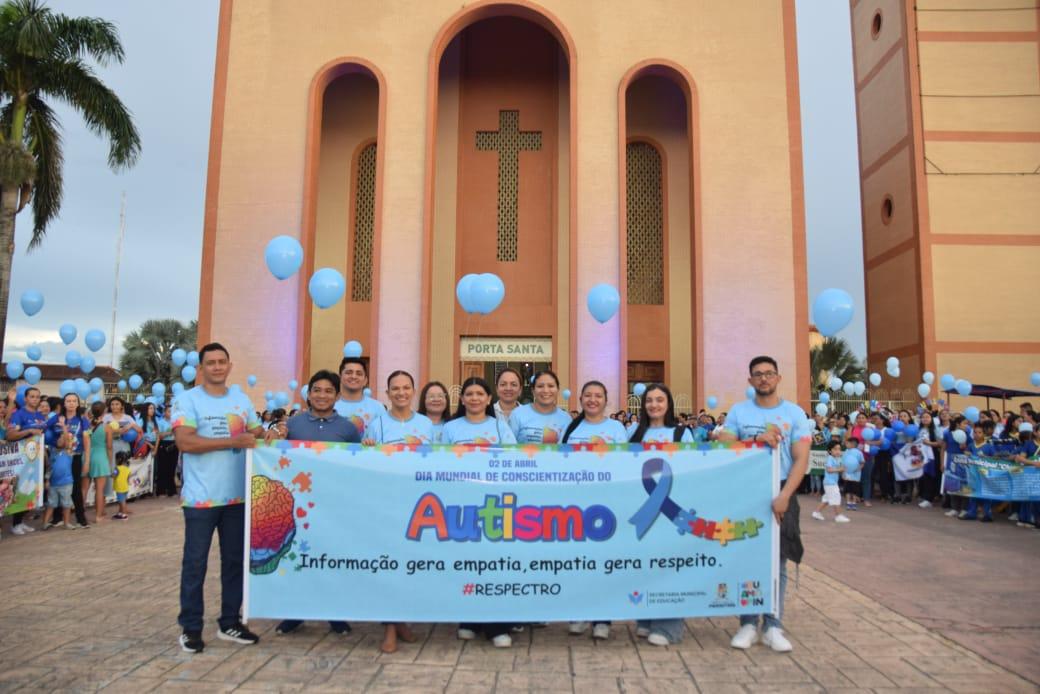 Prefeitura de Parintins promove grande caminhada em alusão ao Dia Mundial da Conscientização do Autismo
