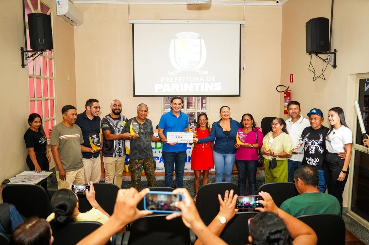 Prefeitura de Parintins premia novos fazedores de cultura com recursos da Política Nacional Aldir Blanc
