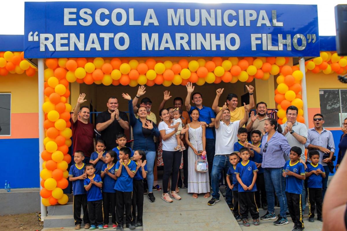 Gestão Municipal investe na educação no interior com a inauguração de três novas escolas