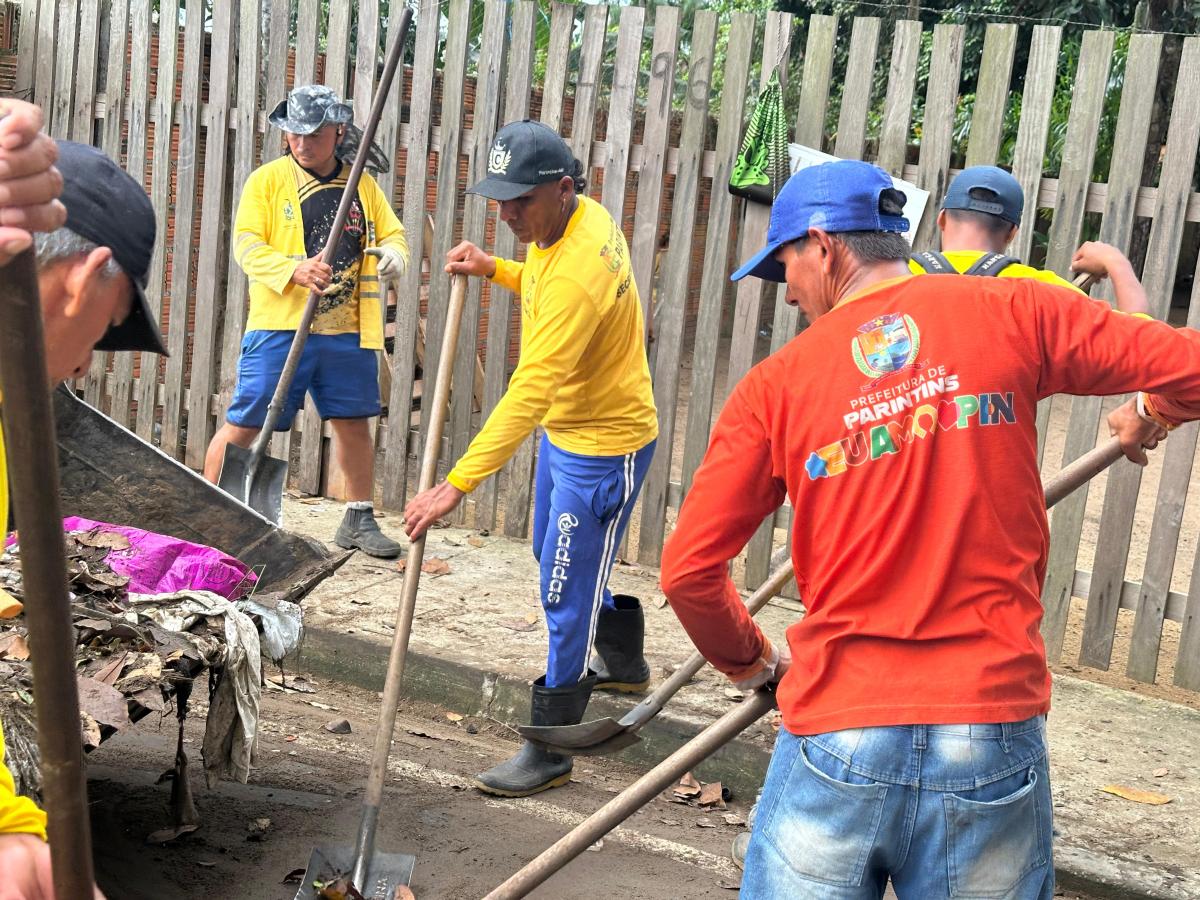 Prefeitura de Parintins inicia segundo Mutirão de Limpeza nos bairros da cidade