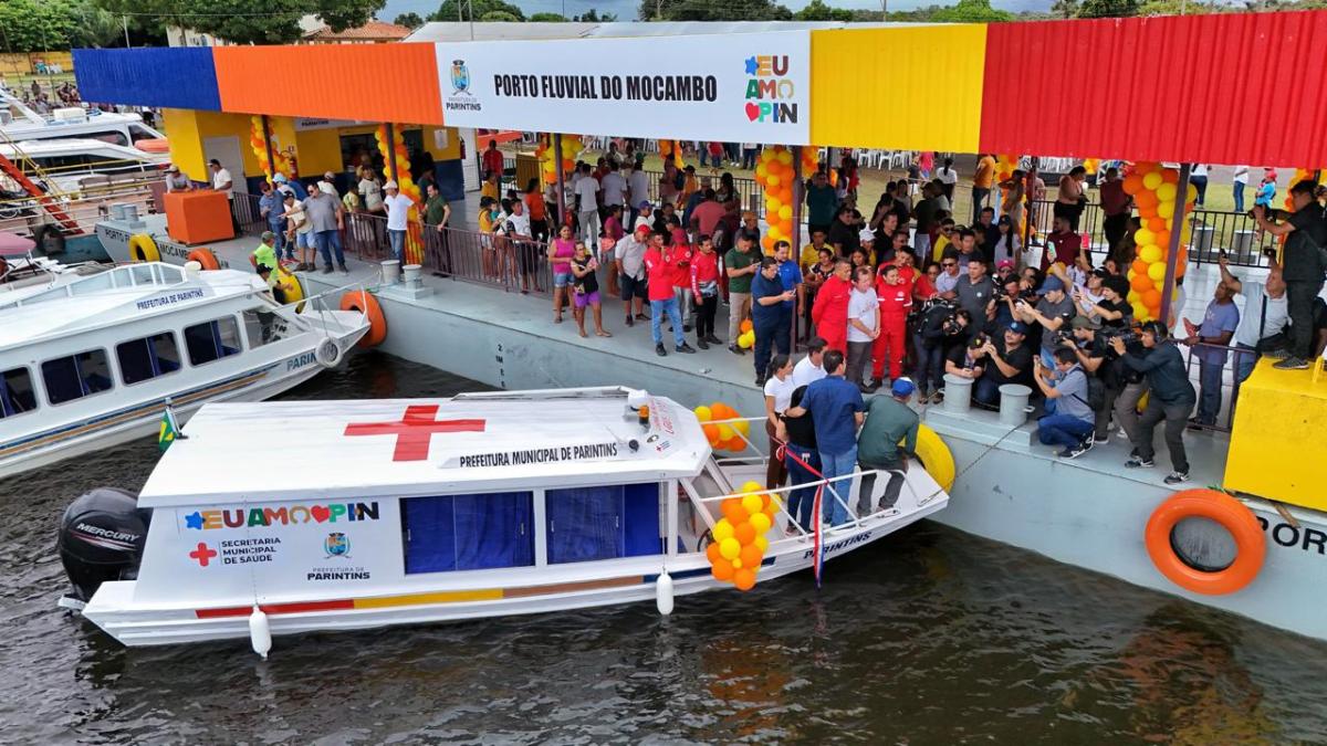 Prefeitura de Parintins entrega Porto Flutuante no Distrito do Mocambo