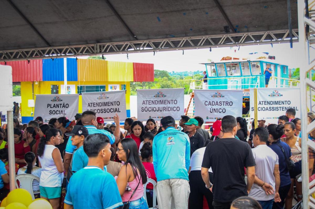 Ação Cidadã da Prefeitura de Parintins no Mocambo atendeu mais de 1,8 mil pessoas