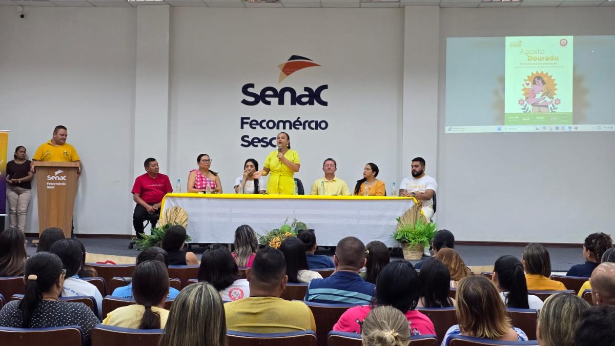 Parintins abre oficialmente a Campanha Agosto Dourado com capacitação sobre amamentação