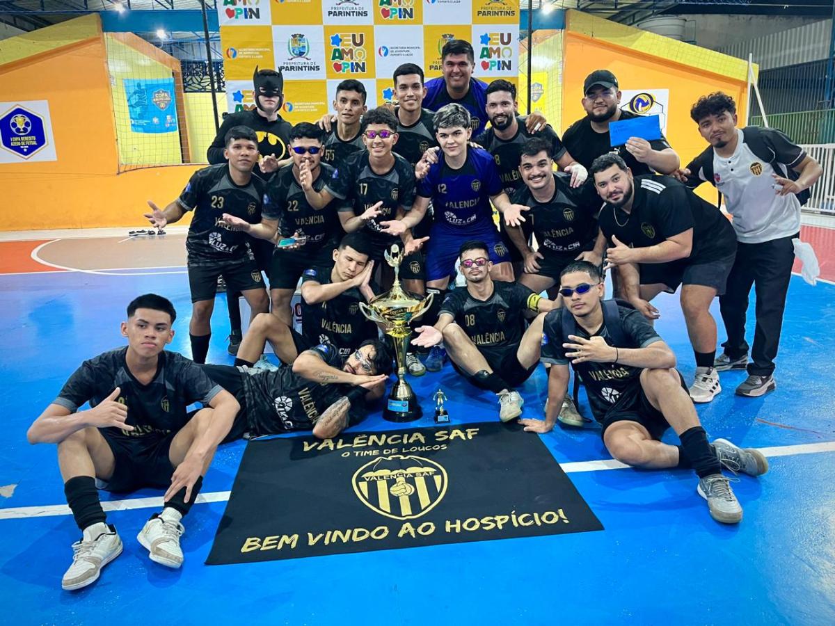 Valência SAF é campeão da I Copa Benedito Azêdo de Futsal realizado pela Prefeitura de Parintins