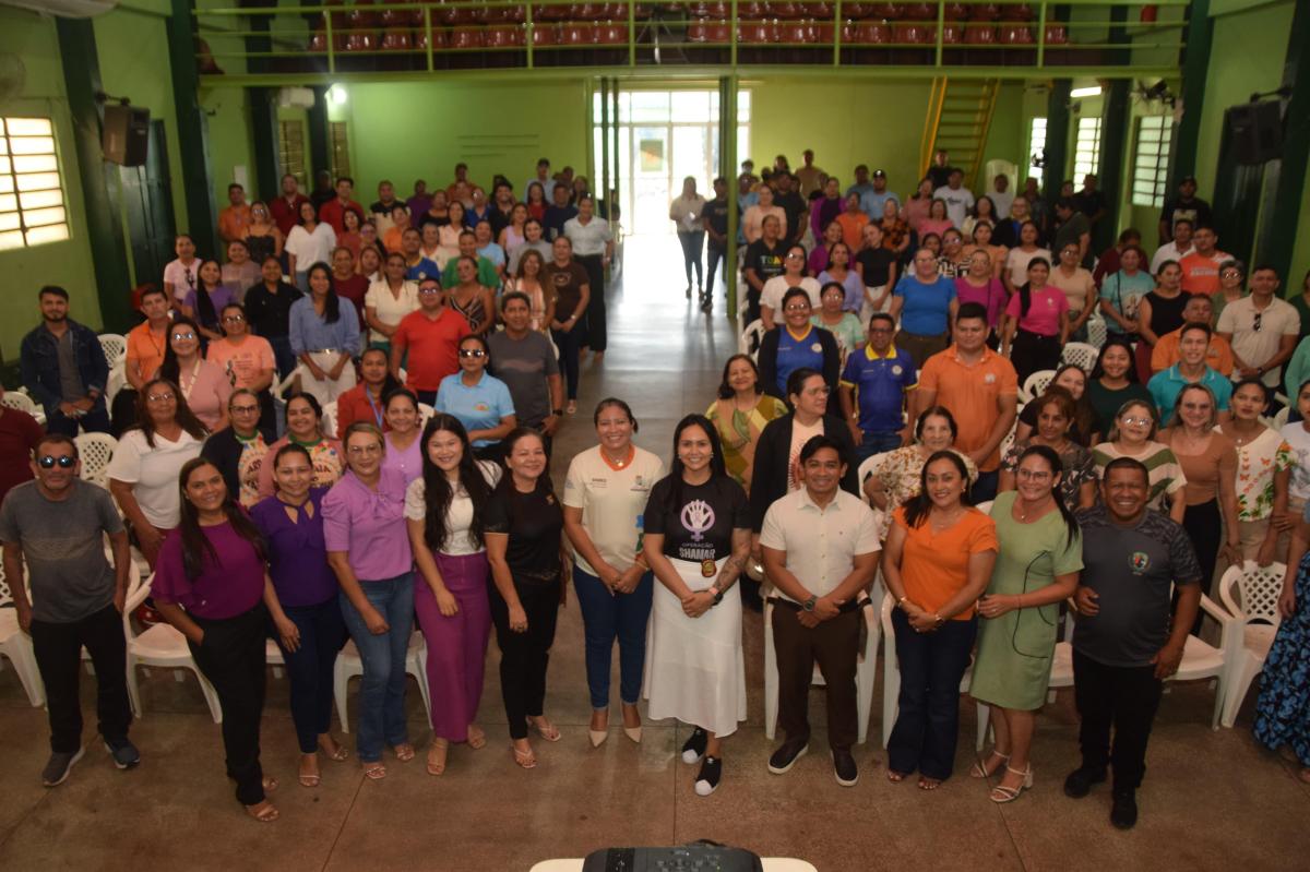 Profissionais da Educação realizam encontro da Operação Shamar em apoio à Campanha Agosto Lilás