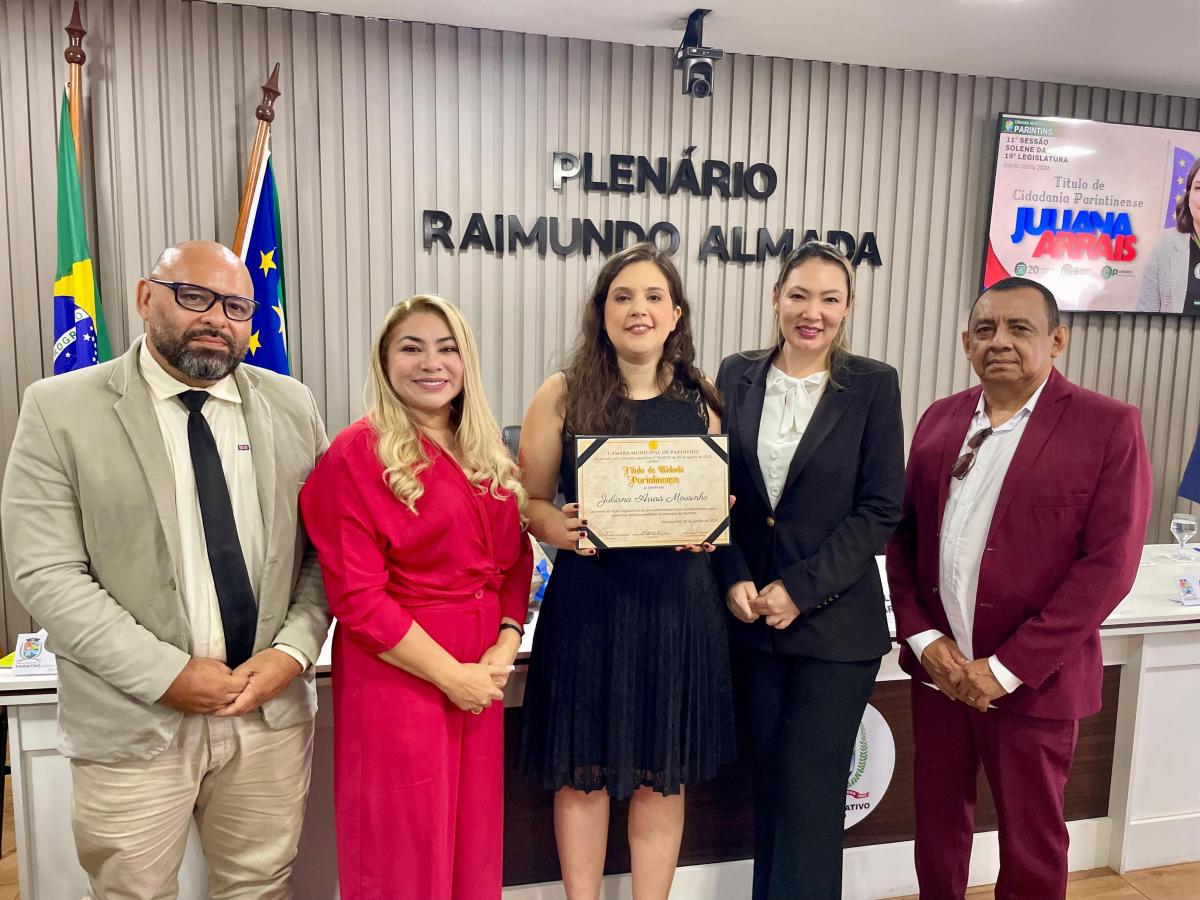 Prefeitura prestigia título de cidadã parintinense para juiza que implantou Escritório Social e ações de inclusão