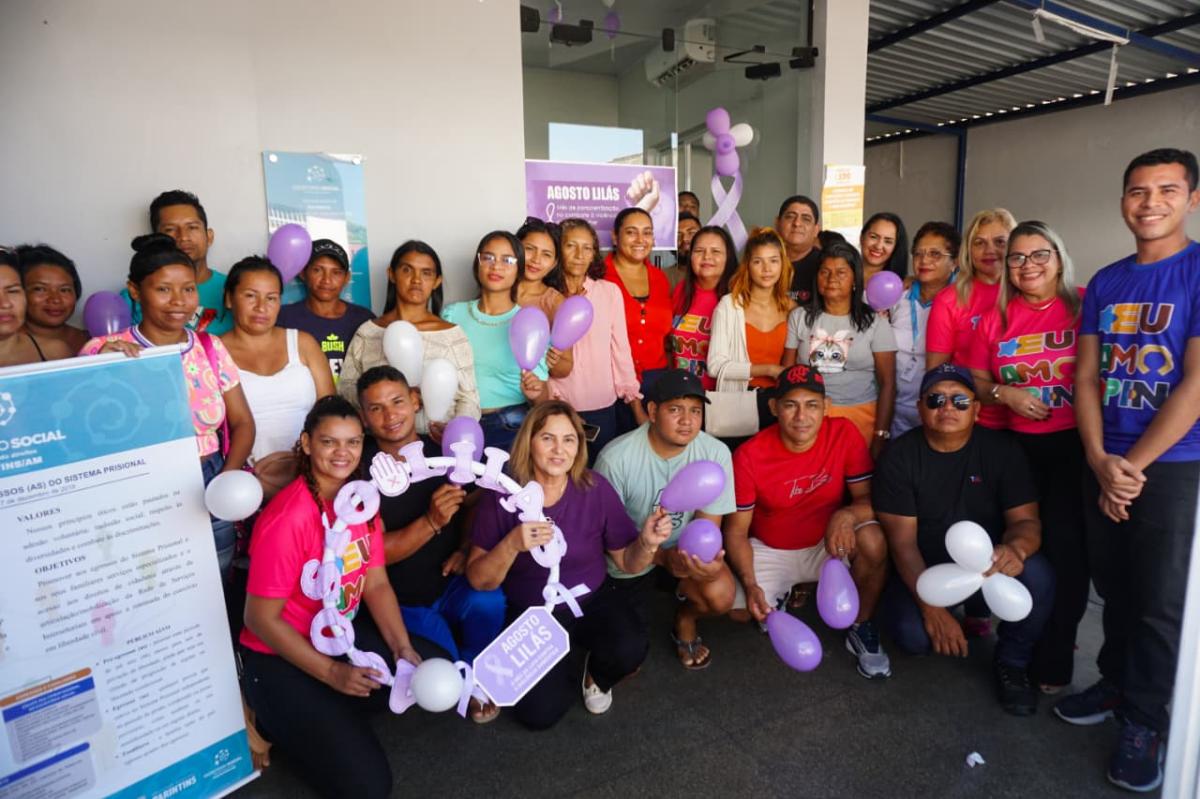 Prefeitura de Parintins e Escritório Social realizam ação em alusão ao Agosto Lilás
