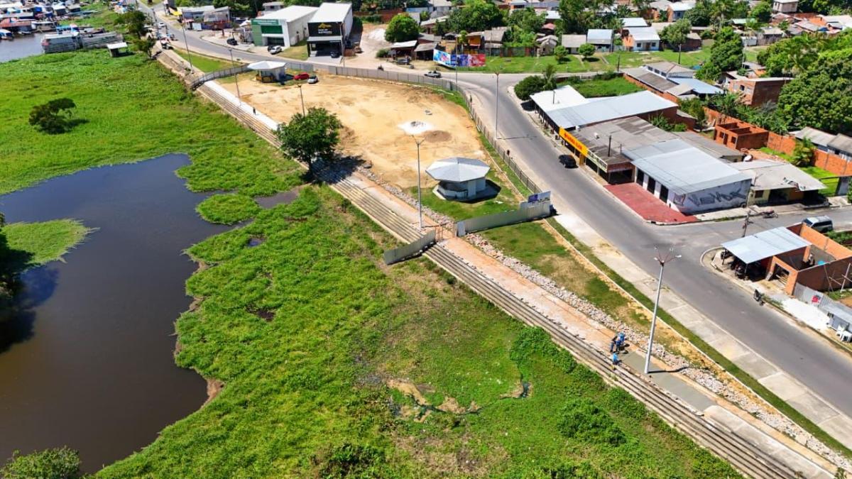 Parintins ganha novo espaço de esporte e lazer na Orla do Bairro da União