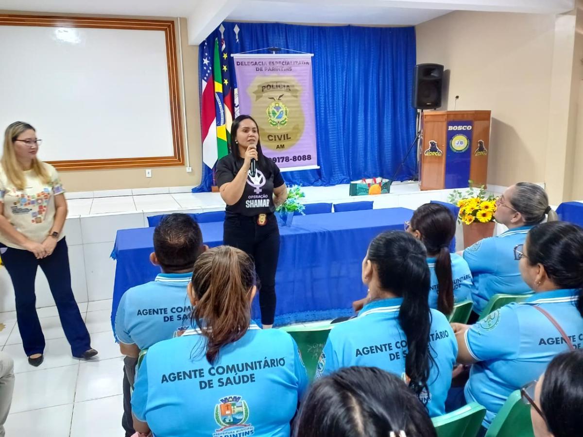 Pelo fim da violência contra a mulher, Prefeitura de Parintins reúne profissionais da saúde para celebrar Agosto Lilás