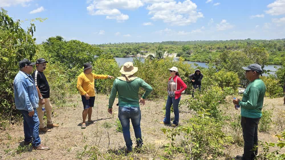 Secretaria de Produção realiza visita técnica no Mocambo do Arari para planejar serviços de mecanização