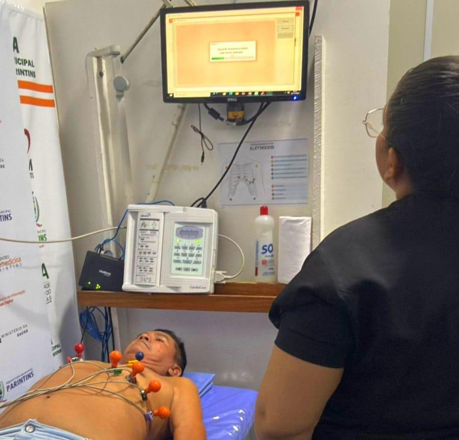 Mutirão de Eletrocardiogramas em Parintins beneficia mais de 100 pacientes com nova etapa neste sábado, 01