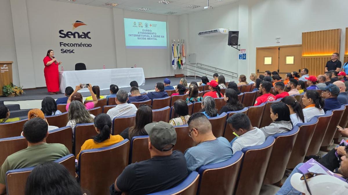 Capacitação integra profissionais de saúde e segurança no atendimento em saúde mental em Parintins