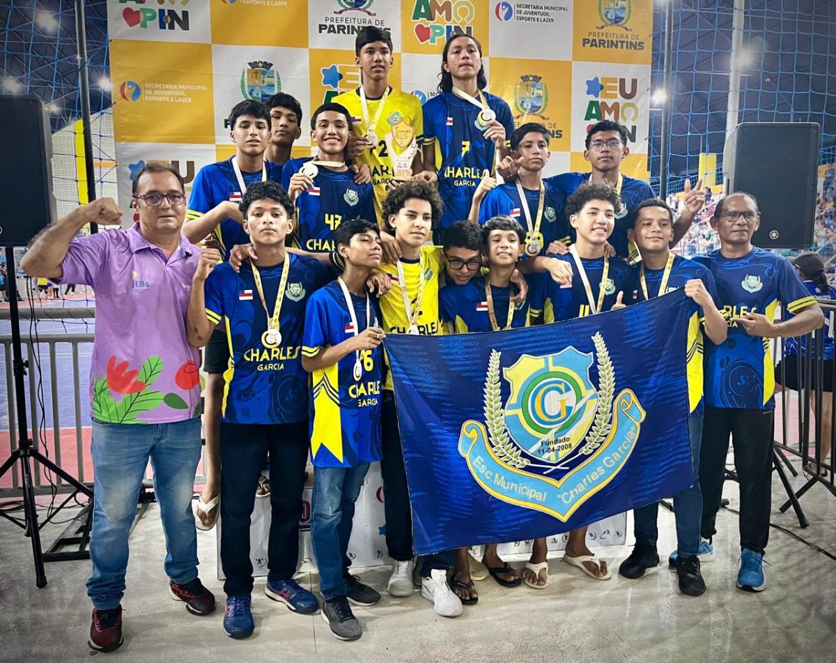 Handebol: Escola Municipal Charles Garcia conquista quatro ouros nos Jogos Escolares de Parintins