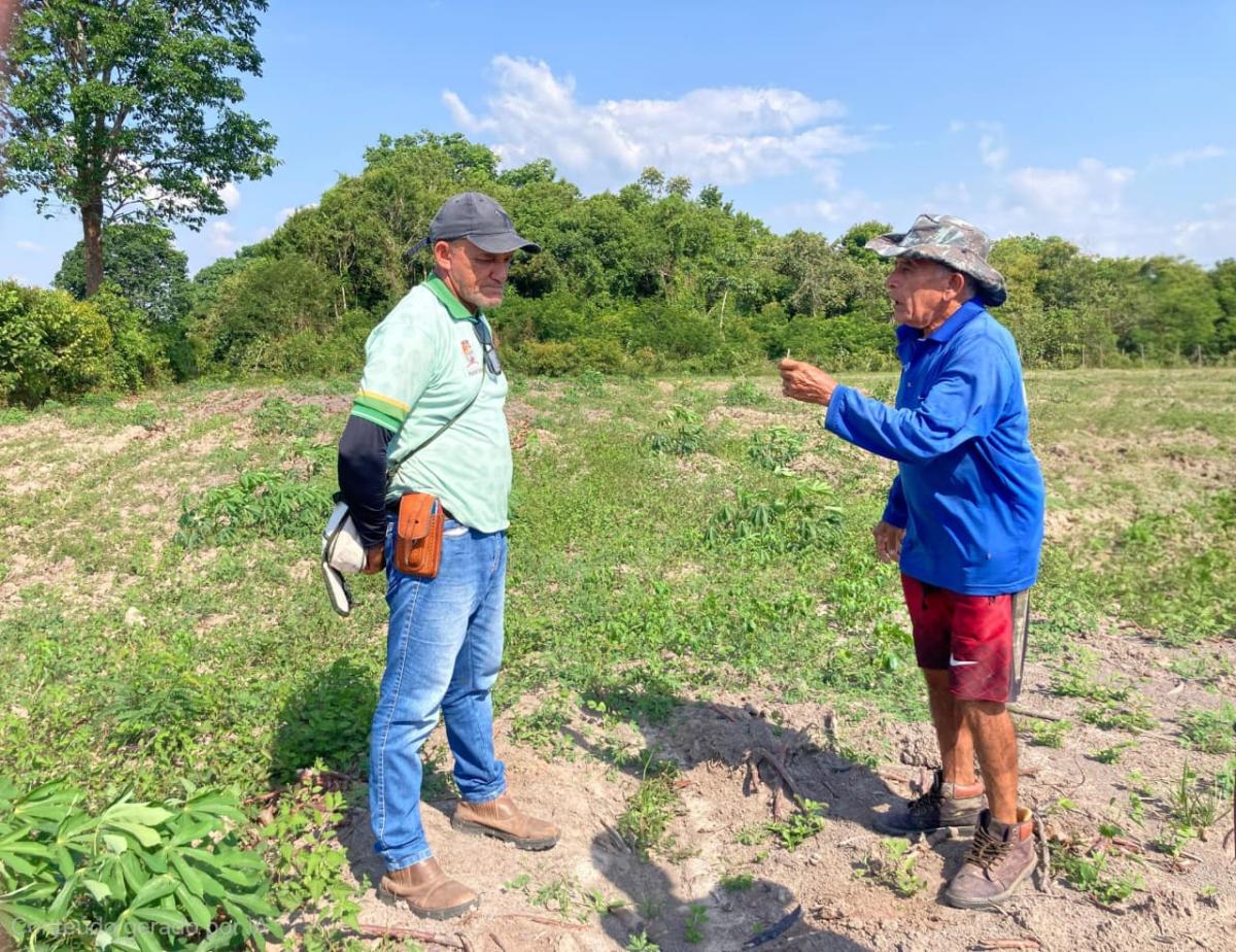 Prefeitura de Parintins viabiliza visita técnica para produtor em preparação ao plantio diversificado