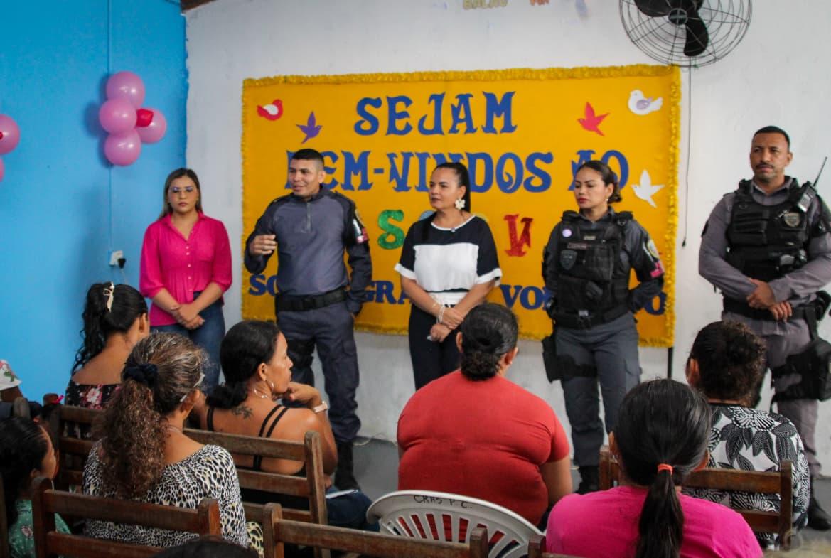 Prefeitura de Parintins promove roda de conversa com Ronda Maria da Penha pelo fim da violência contra a mulher
