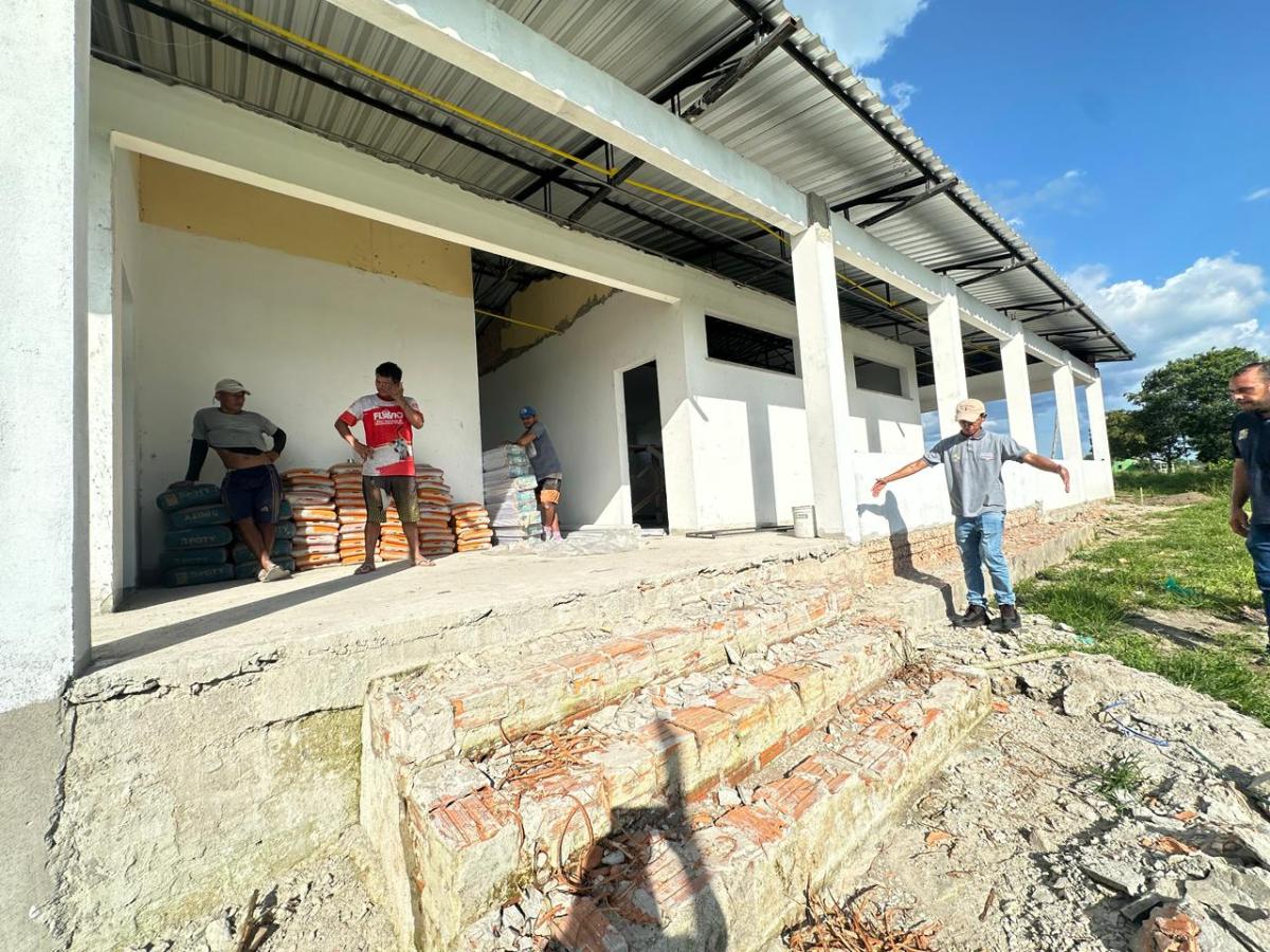Bom Socorro e Paraíso do Zé Açu recebem obras em saúde e educação da Prefeitura de Parintins