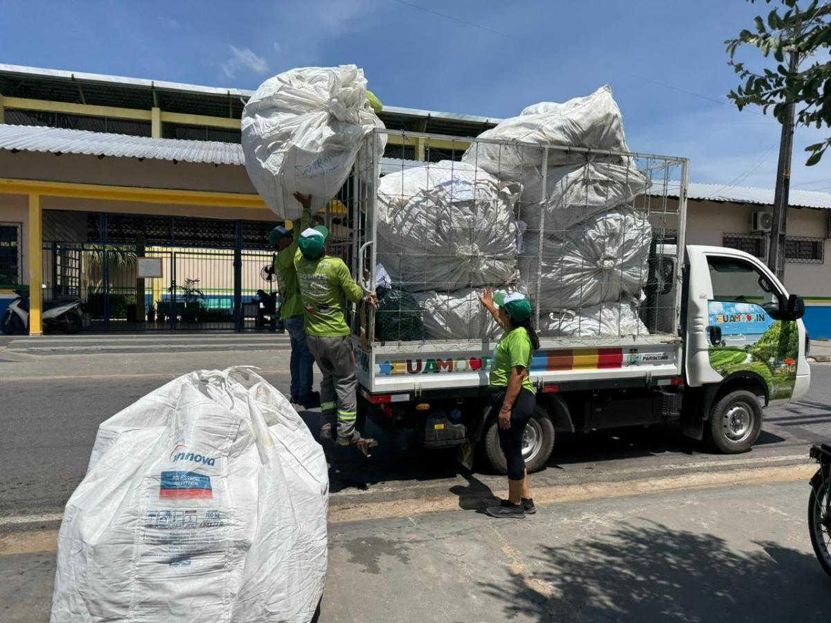 Projeto “Escola que Recicla” encerra última coleta com mais de 10 toneladas de PET recolhidas em Parintins 