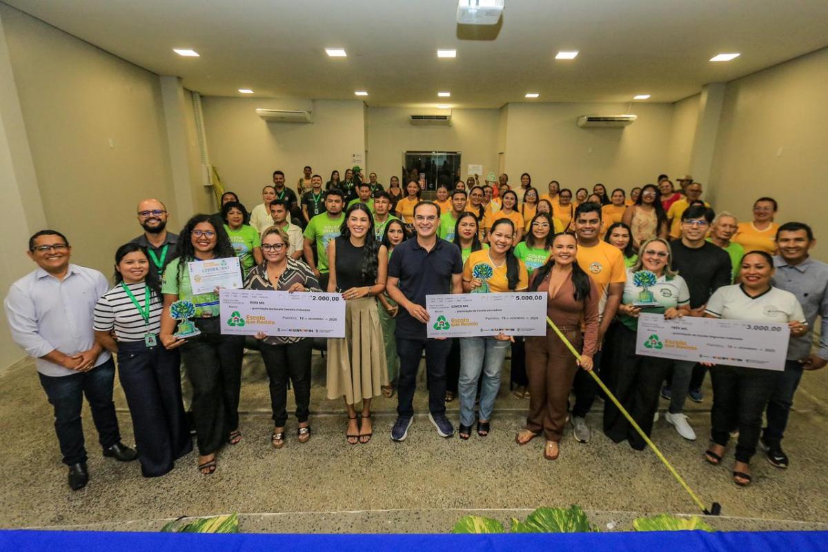 Projeto “Escola que Recicla” arrecada 12 toneladas de PET e premia escolas em Parintins