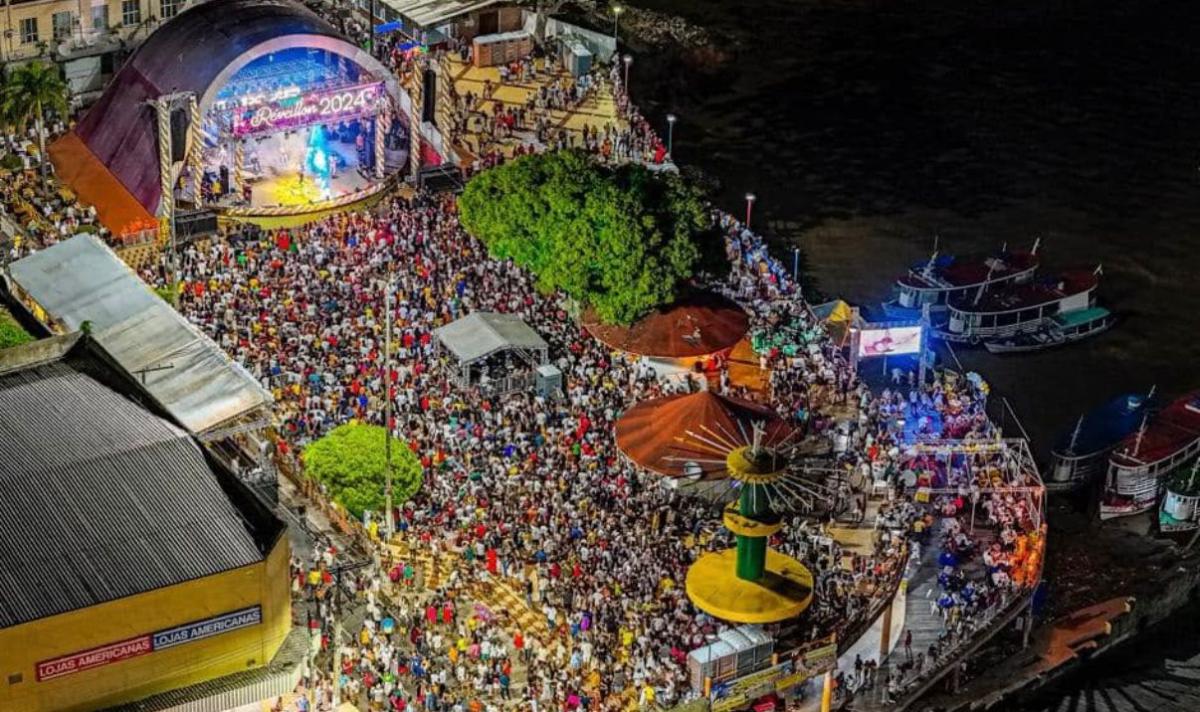 Show da Virada: com sorteio de 4 motos e 4 kits construção, Parintins se prepara para receber 2026