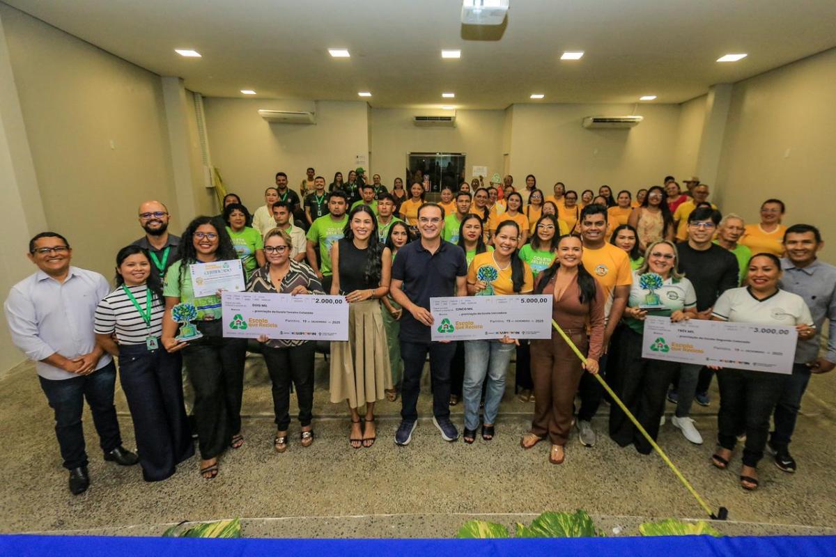 Escolas municipais de Parintins recebem premiação por ações em Educação Ambiental