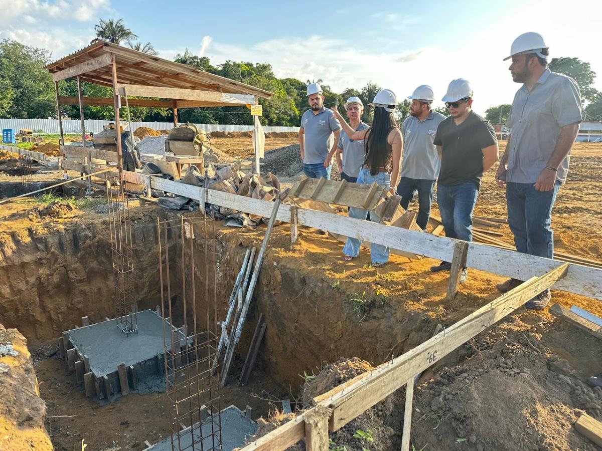 Prefeitura de Parintins acompanha fase inicial das obras da nova Maternidade
