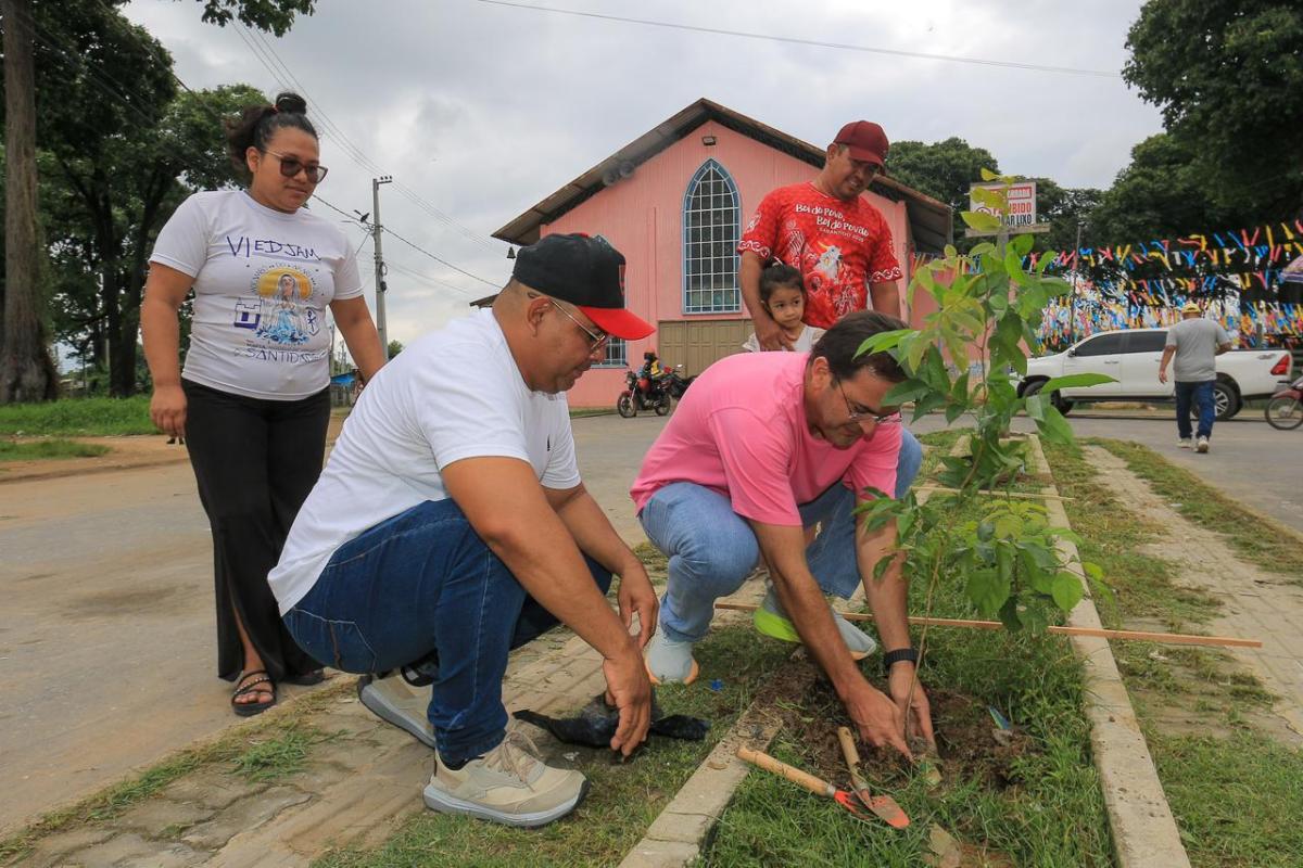 Prefeitura de Parintins inicia Programa de Arborização Urbana e Rural com plantio de mudas