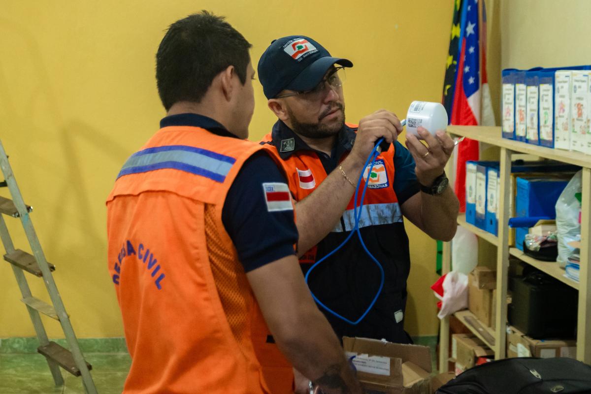 Prefeitura de Parintins instala primeiro medidor de qualidade do ar na Vila Amazônia em parceria com Defesa Civil do Amazonas