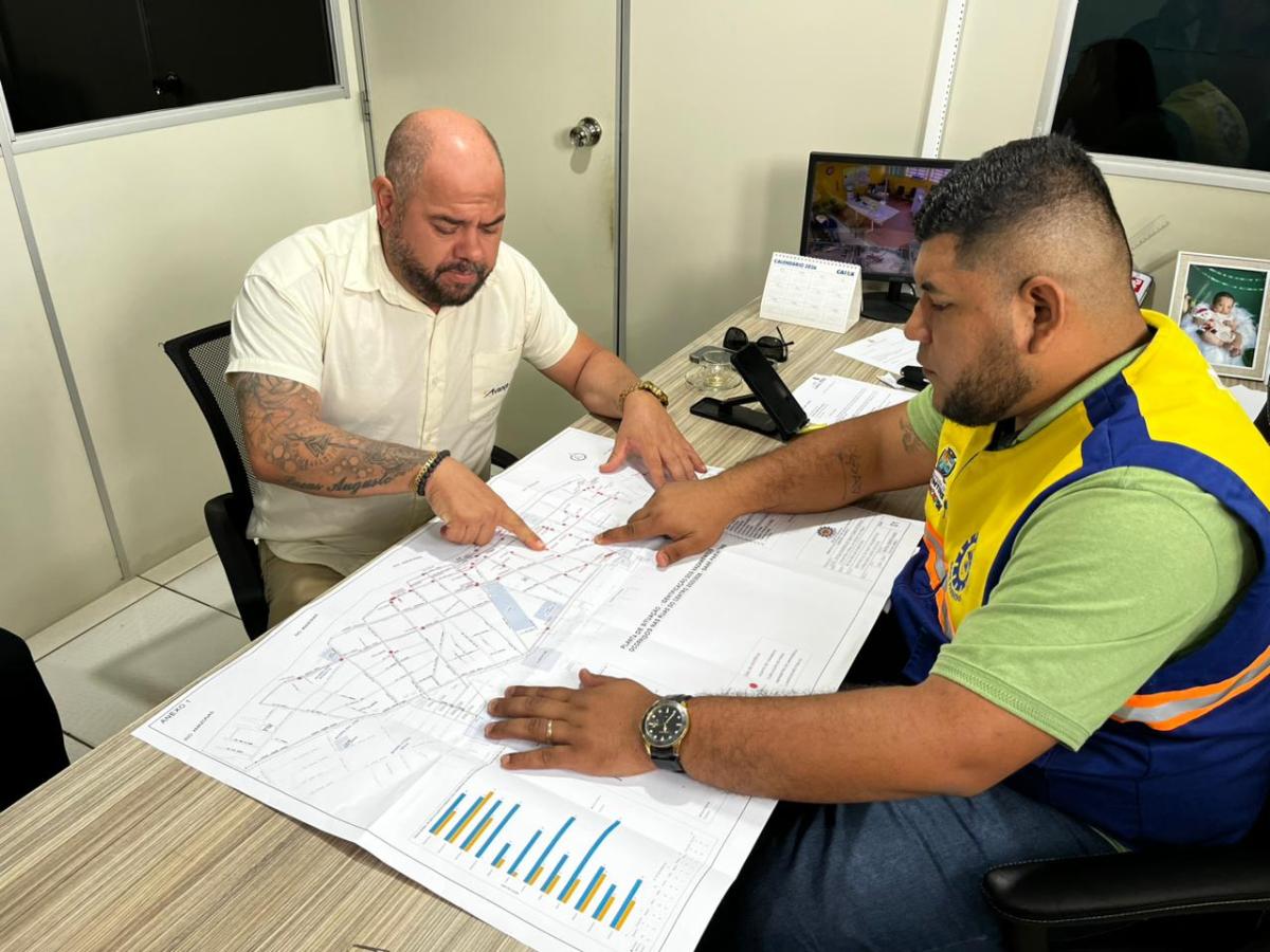 Equipe técnica da Prefeitura de Parintins reúne para discutir andamento das obras da rede de água