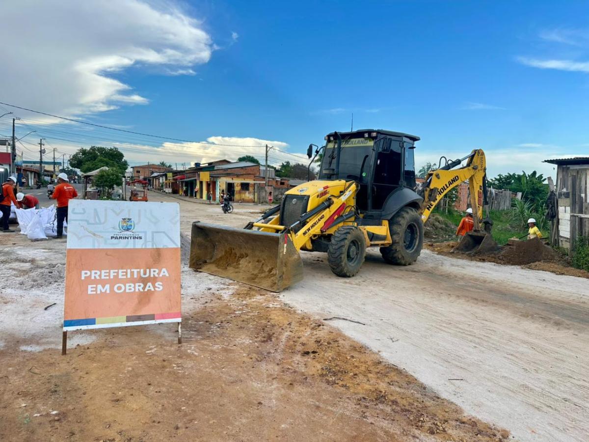 Prefeitura de Parintins executa obras de infraestrutura no bairro União
