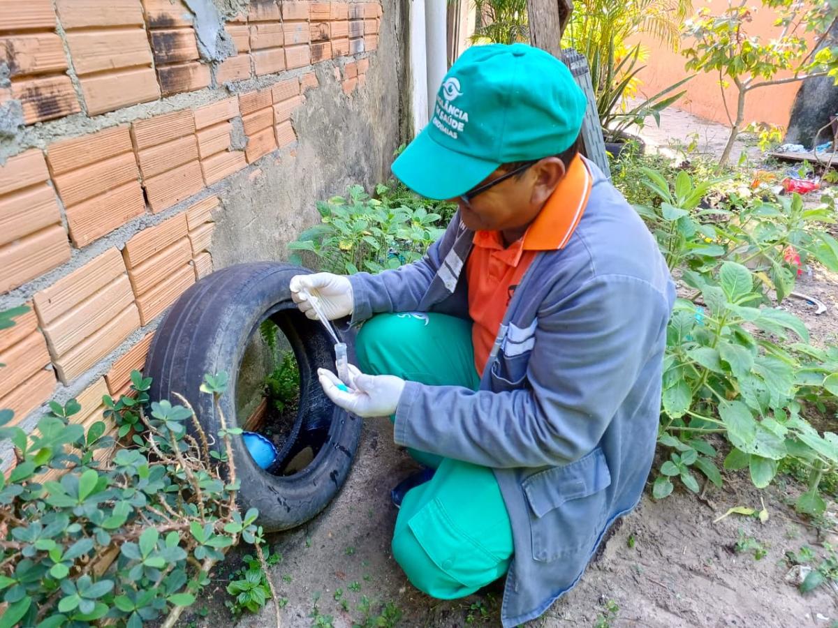 Agentes de Endemias de Parintins visitam os bairros em combate à Dengue, Zika e Chikungunya