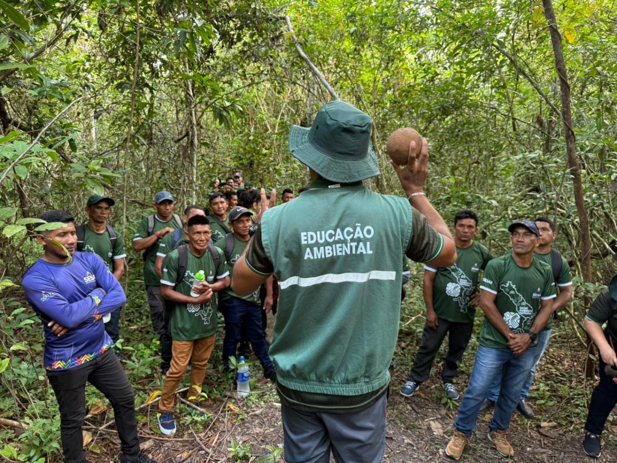 Semana da Água e da Árvore: Parintins promove trilha e capacitação ambiental com agentes do Distrito Indígena