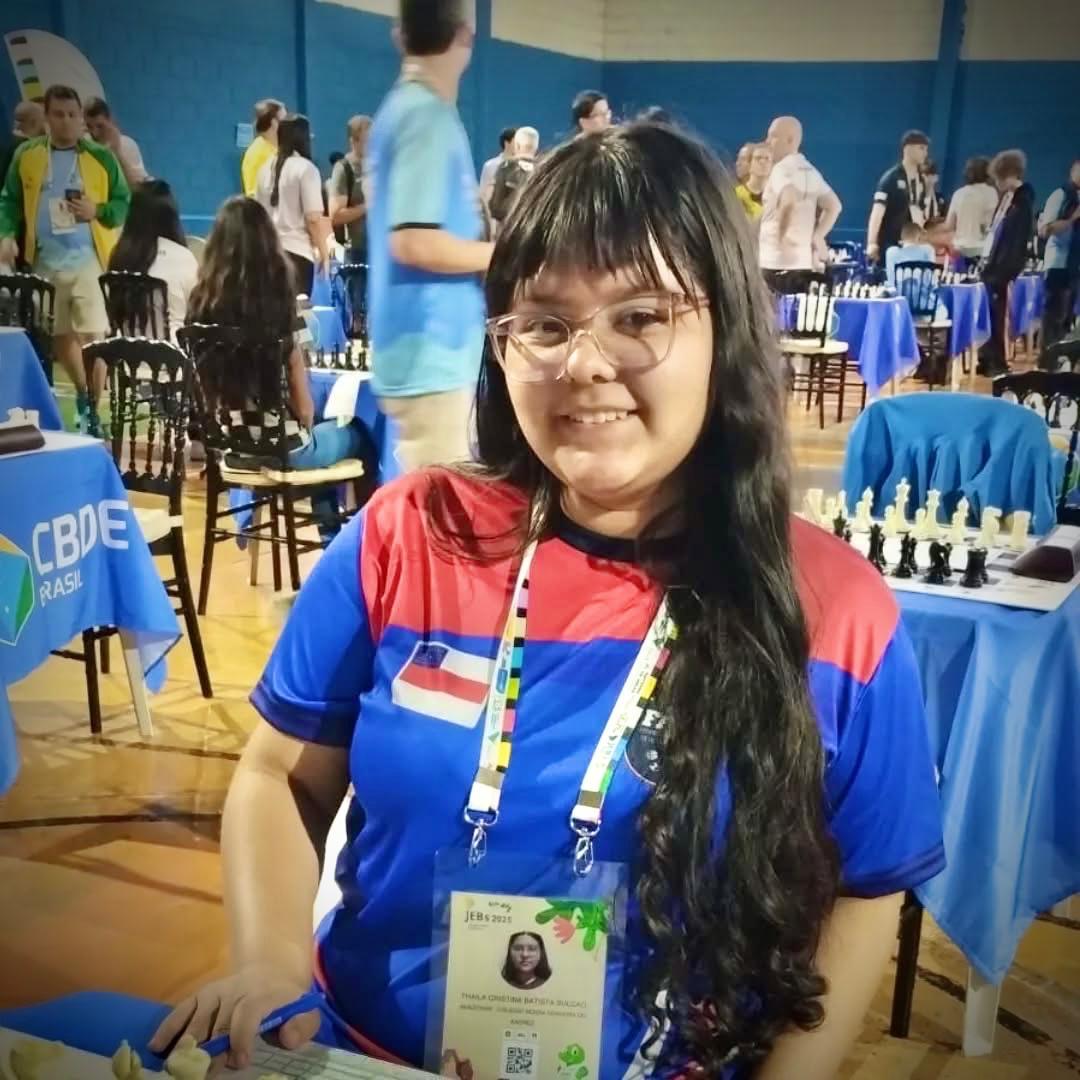 Thaila Bulcão conquista o pentacampeonato no xadrez dos JEPs