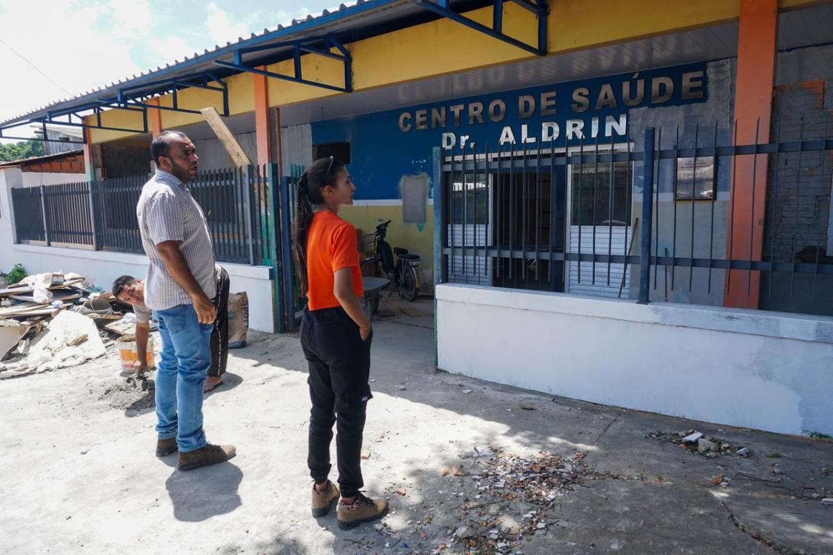 Prefeitura de Parintins realiza melhorias na saúde com obra da UBS Aldrin Verçosa
