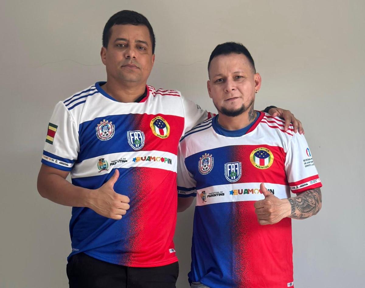 Copa dos Rios de Futebol: Thiarlisson Pinto e Jorginho assumem comando da Seleção de Parintins 