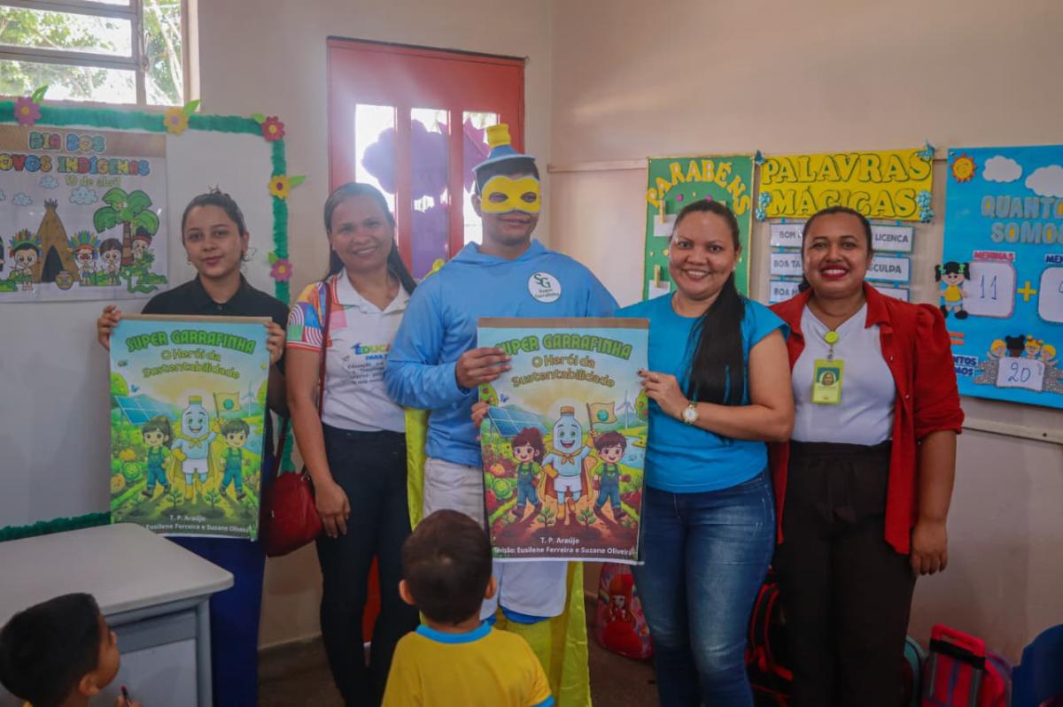 Projeto Escola que Recicla promove educação ambiental de forma lúdica com crianças da rede municipal 