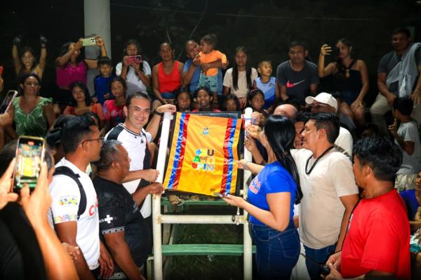 Comunidade Vila Batista celebra conquista de campo iluminado na região do Uaicurapá