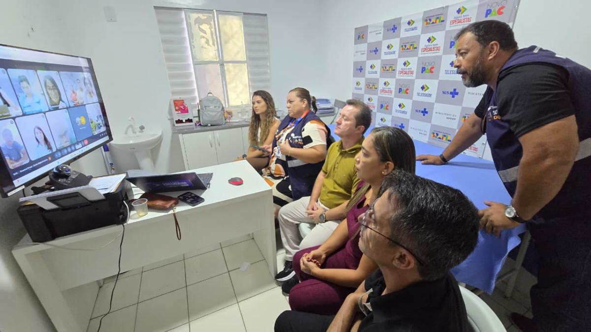 Parintins recebe equipe do Ministério da Saúde e passa a contar com 17 pontos de Telessaúde