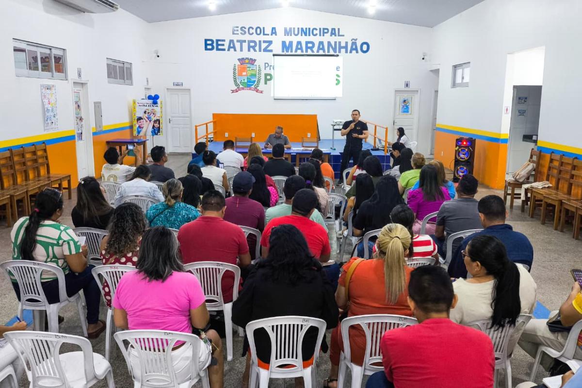 Escolas municipais recebem orientações da Secretaria de Educação e SAAE para alcance de metas no Selo UNICEF
