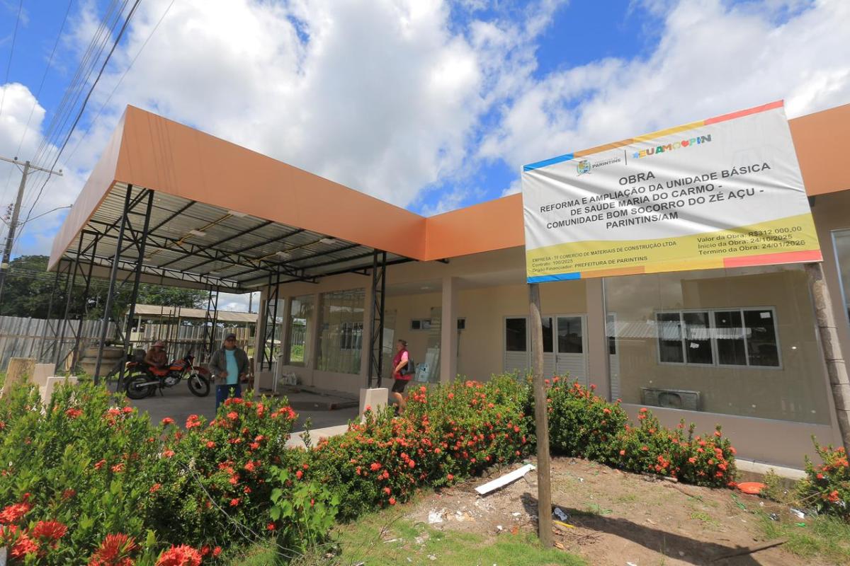 UBS Maria do Carmo, no Bom Socorro do Zé Açu, entra na fase final de obra