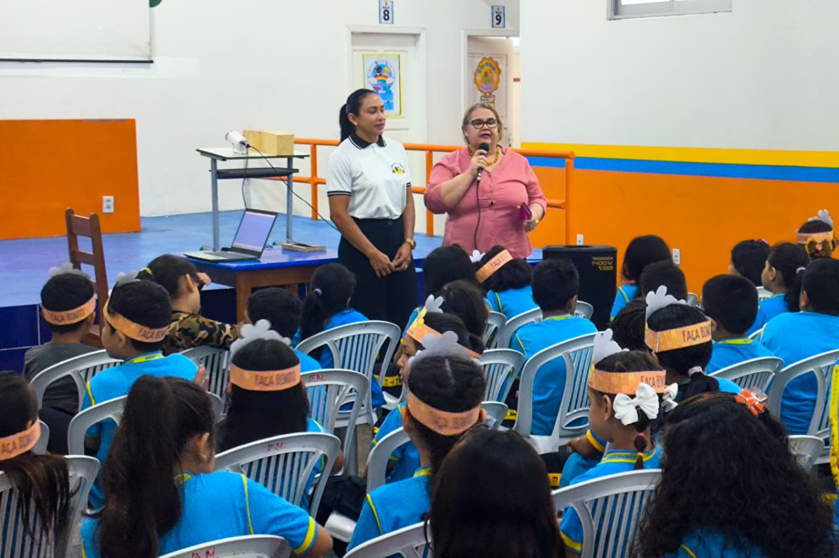 Conselho Tutelar promove palestra em combate ao abuso e exploração sexual de crianças e adolescentes na escola Beatriz Maranhão