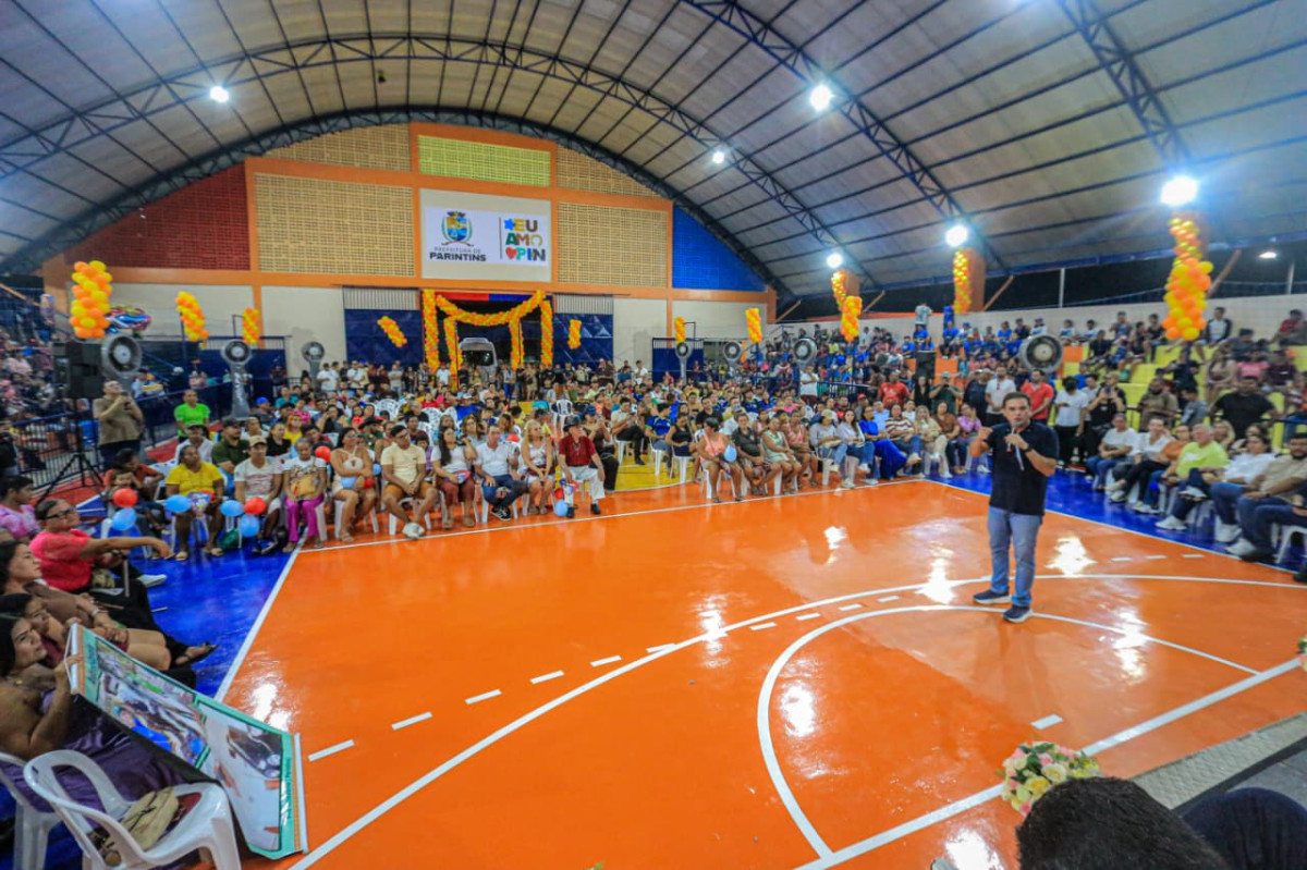 Esporte e lazer: Prefeitura de Parintins entrega novo ginásio poliesportivo e cultural à Vila Amazônia
