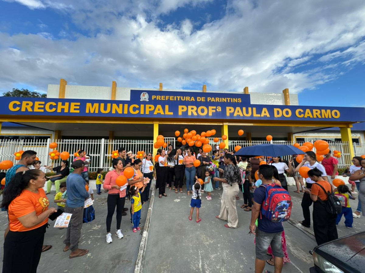 Creche Municipal Paula do Carmo realiza “Momento Faça Bonito” e reforça proteção à infância em Parintins