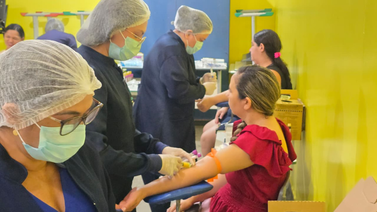 Mais de 400 exames laboratoriais realizados em mutirão da Prefeitura de Parintins