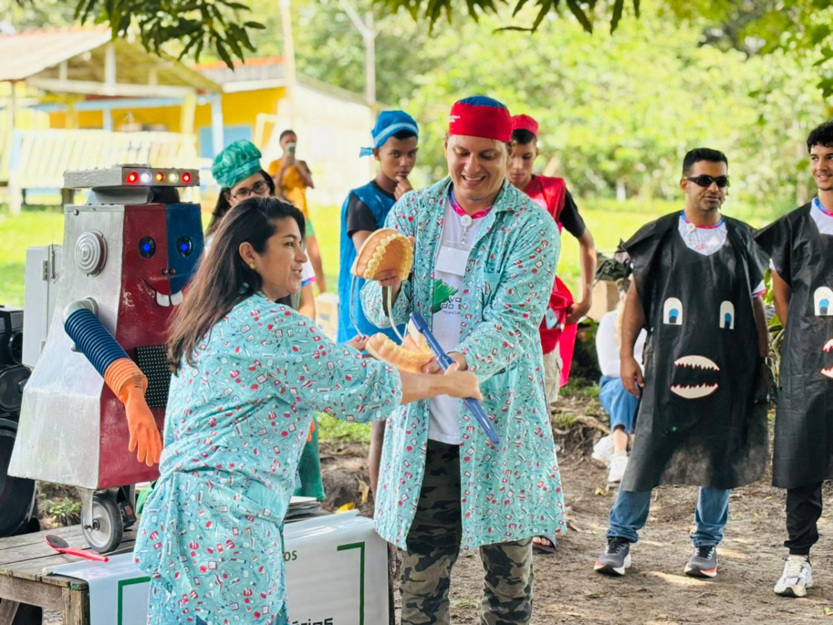 Parceria entre Prefeitura e Voluntários do Sertão fortalece a promoção de saúde bucal em Vila Amazônia