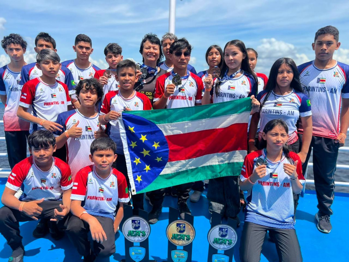 JEAs: Parintins fecha disputa das modalidades individuais com 20 medalhas e se destaca no atletismo, natação e badminton